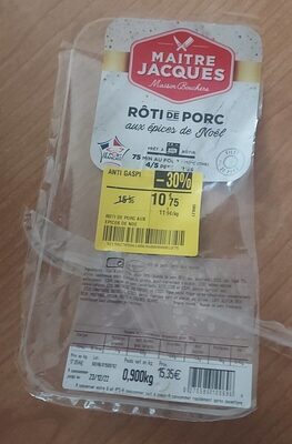 Rôti de porc aux épices de Noël