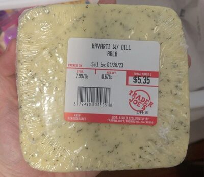 Harvarti Cheese with Dill