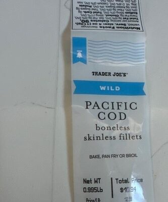 Pacific Codiology boneless skinless fillets