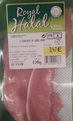Escalope de dinde halal