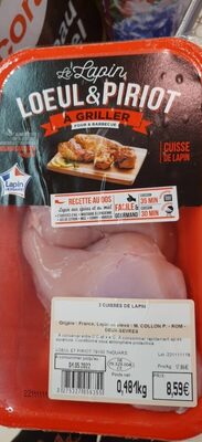Cuisses de lapin front packaging