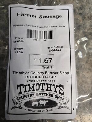 Farmer's Sausage