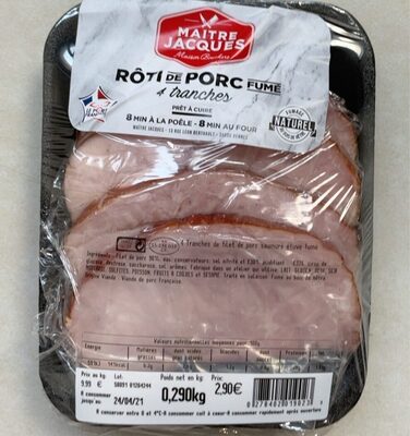 Roti de Porc Fumé 4 tranches