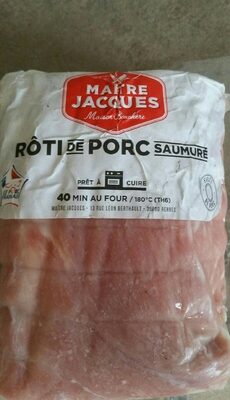 Rôti de porc saumuré