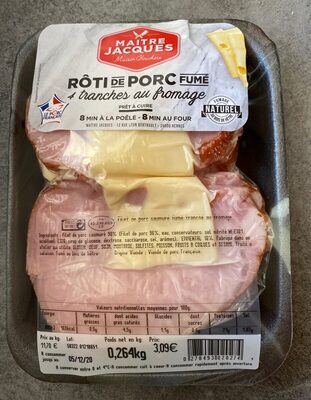 Roti de porc fumé au fromage