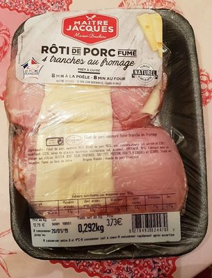 Rôti de porc fumé au fromage
