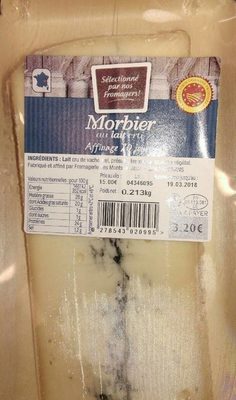 Morbier au lait cru - affinage 70 jours
