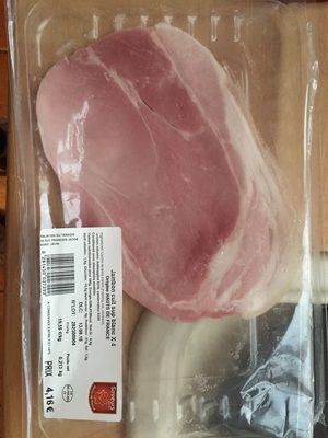Jambon cuit supérieur blanc