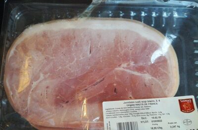 Jambon cuit supérieur blanc