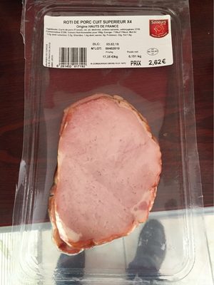 Roti de porc superieur front packaging