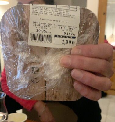 Gorgonzola front packaging