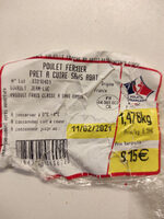 Poulet fermier blanc