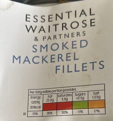 Smoked Mackerel Fillets front packaging