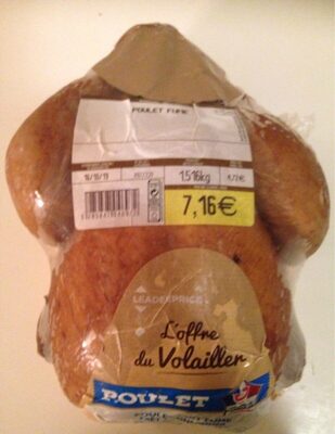 Poulet fume front packaging