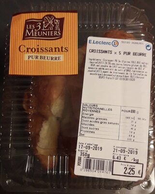 Croissants pur beurre
