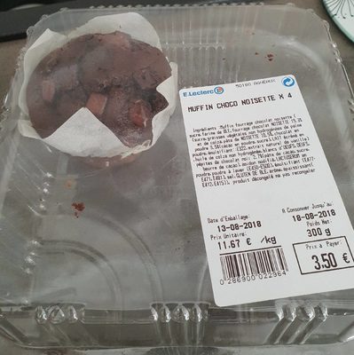 Muffin front packaging