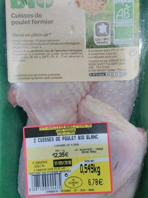 Cuisses de poulet fermier