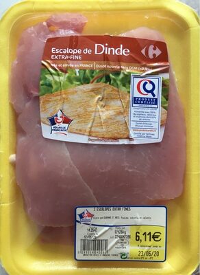 Escalope de dinde