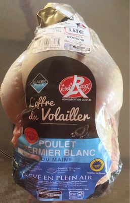 Poulet fermier blanc