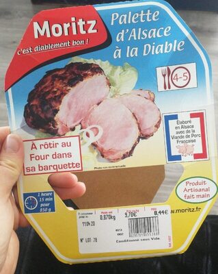 Palette d'Alsace à la diable