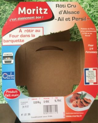 Roti cru d’alsace ail et persil