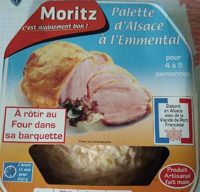 Palette d'Alsace à l'emmenthal