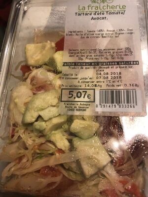 Tartare tomate Avocat