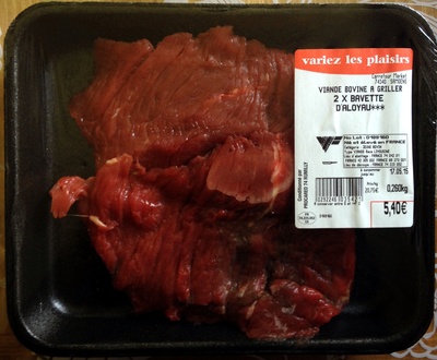 2 x Bavette d'Aloyau front packaging