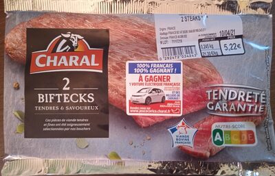 2 Biftecks front packaging
