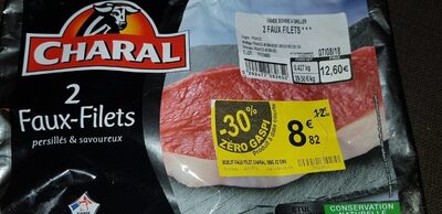 2 faux filets front packaging