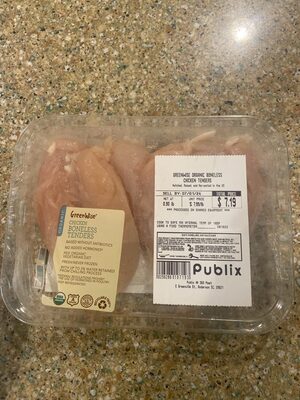 Organic Boneless Chicken Tenders