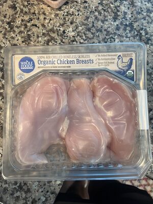 100% Air Chilled Organic Chicken Breasts