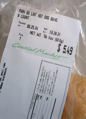 Pain Au Lait Hot Dog Buns