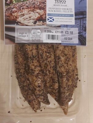 Peppered Smoked Mackerel Fillets