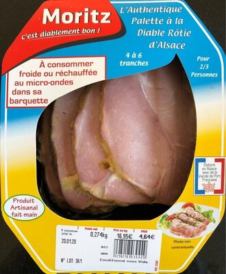 L'authentique palette à la diable d'Alsace