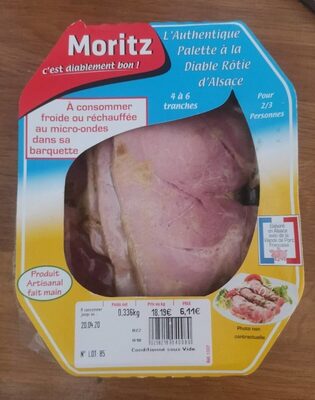 Palette à la diable rôtie d'Alsace
