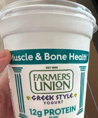 Greek Joghurt front packaging