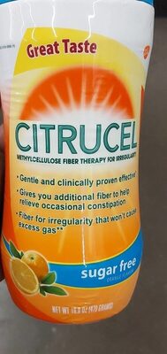 Citrucel front packaging
