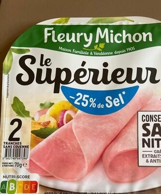 Jambon blanc front packaging