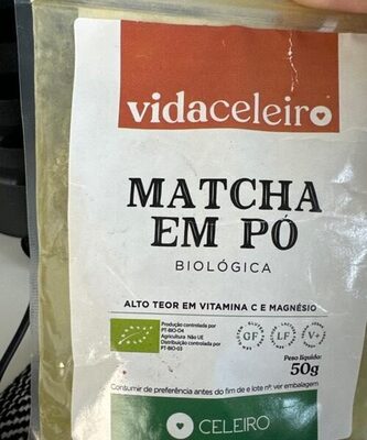 Matcha em po front packaging