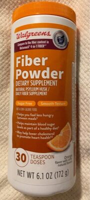 Walgreens Fiber powder