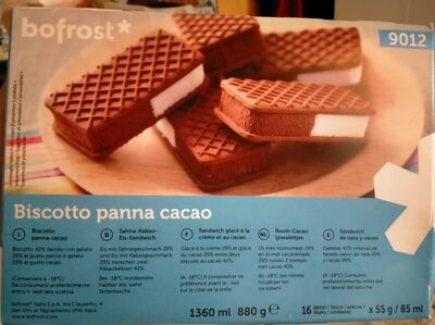 Biscotti panna cacao