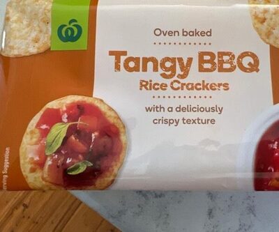 Tangy bbq rice crackers