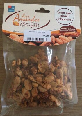 Amandes grillées salées au piment d’Espelette