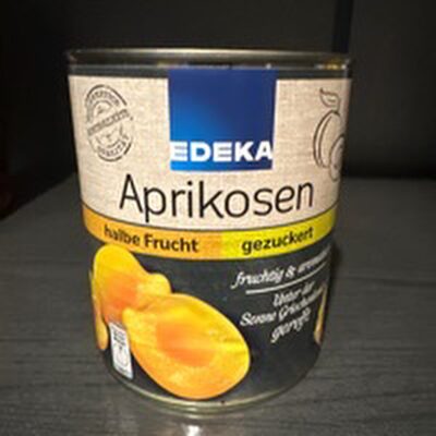 Aprikosen halbe Frucht