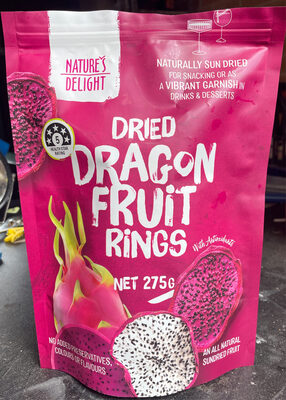 Dried Dragon Fruit Rings