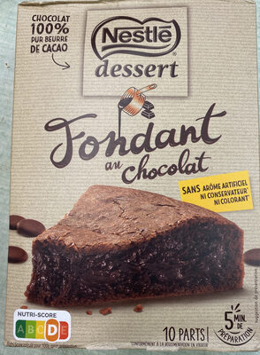 Préparation pour fondant au chocolat