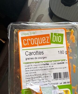 Carottes graines de courges
