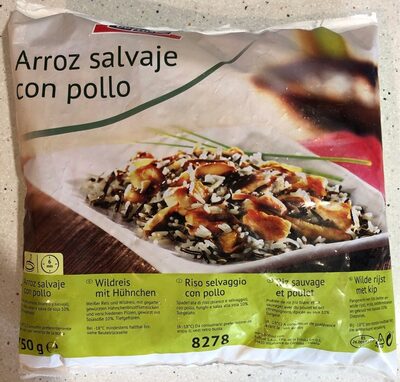 Arroz salvaje con pollo