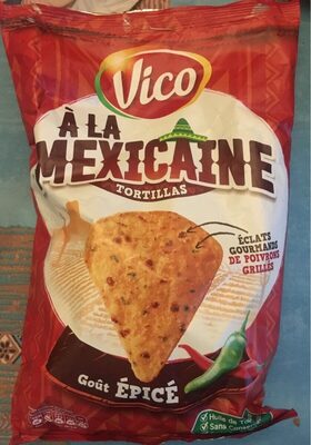 Tortillas à la Mexicaine front packaging